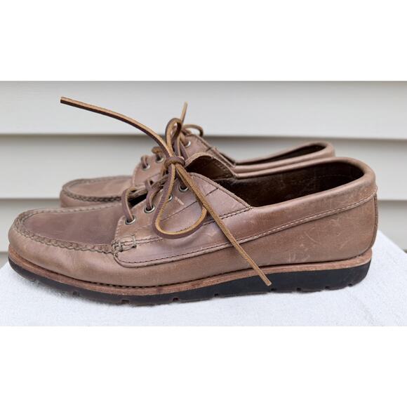 Rancourt & Co. Baxter Ranger Moc Shoe Heritage Natural Made in USA 12 D EUC main image 7